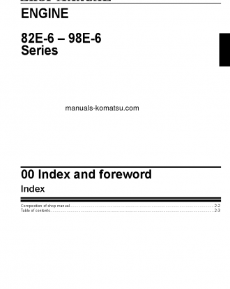 3D82AE-6(JPN)-BM-DA S/N 04634-UP Shop (repair) manual (English)