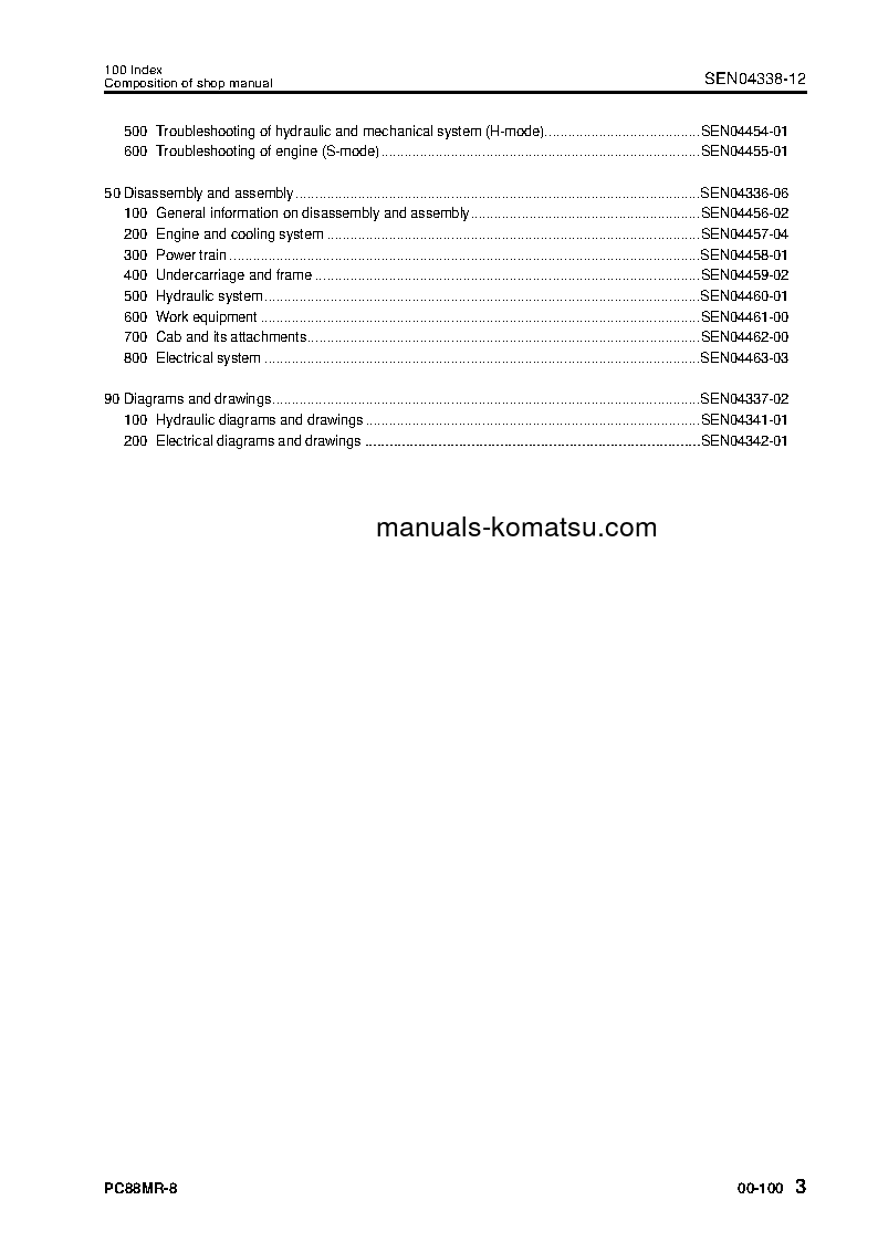 Protected: PC88MR-8(JPN) S/N 5001-UP Shop (repair) manual (English)