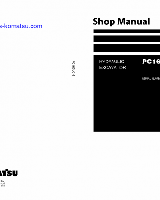 PC160LC-8(THA) S/N C20001-UP Shop (repair) manual (English)