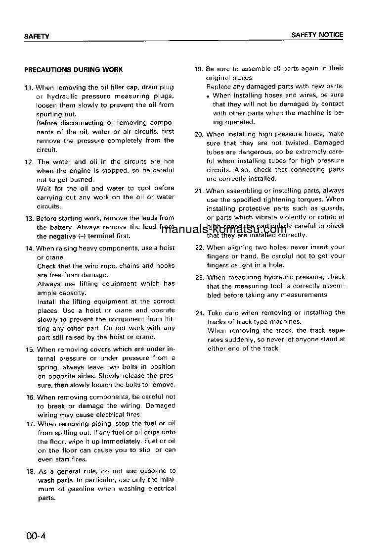 Protected: D85C-21(JPN) S/N 36551-UP Shop (repair) manual (English)