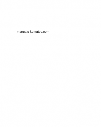 D65WX-16(JPN) S/N 80001-UP Shop (repair) manual (English)