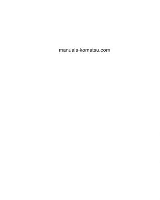 D375A-6(JPN)-R S/N 65001-UP Shop (repair) manual (English)