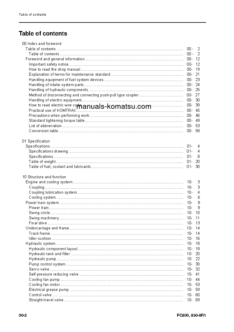 Protected: PC800-8(JPN)-R1 S/N 70001-UP Shop (repair) manual (English)