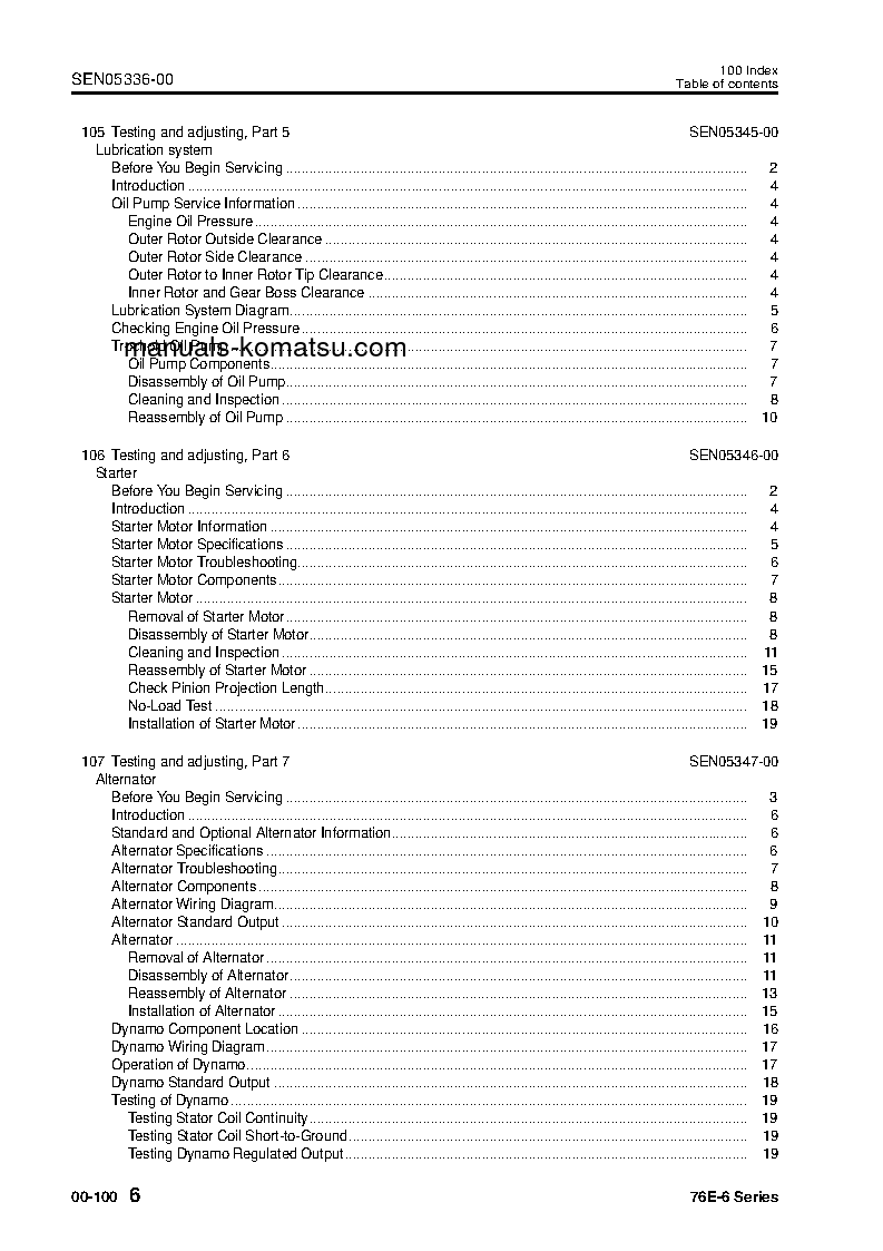 Protected: 76E-6 SERIES(JPN) Shop (repair) manual (English)