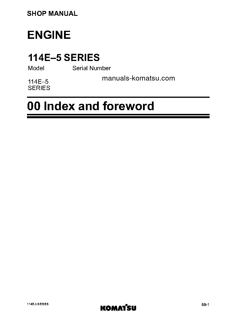 Protected: 114E-5(JPN)-TIER 4 S/N ALL Shop (repair) manual (English)