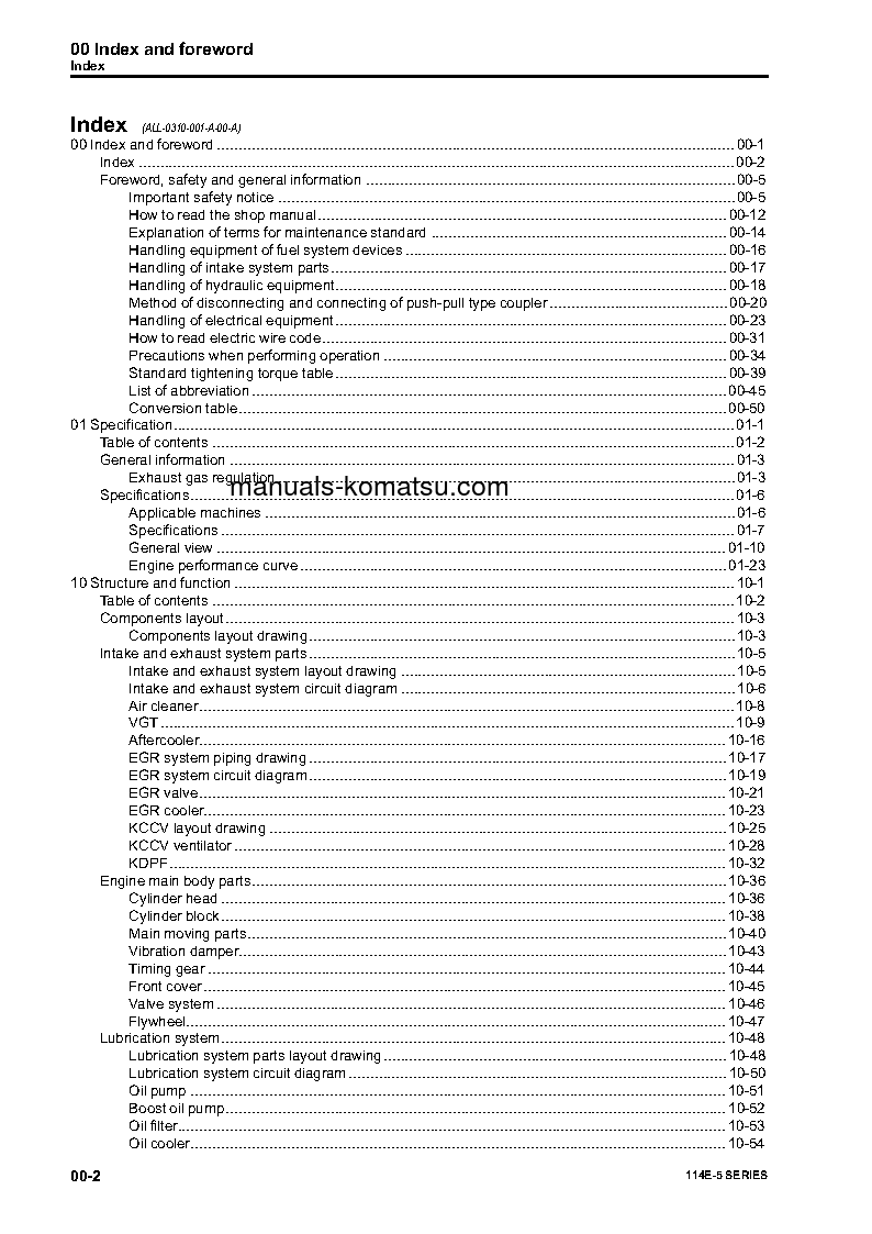 Protected: SAA6D114E-5(JPN) S/N ALL Shop (repair) manual (English)