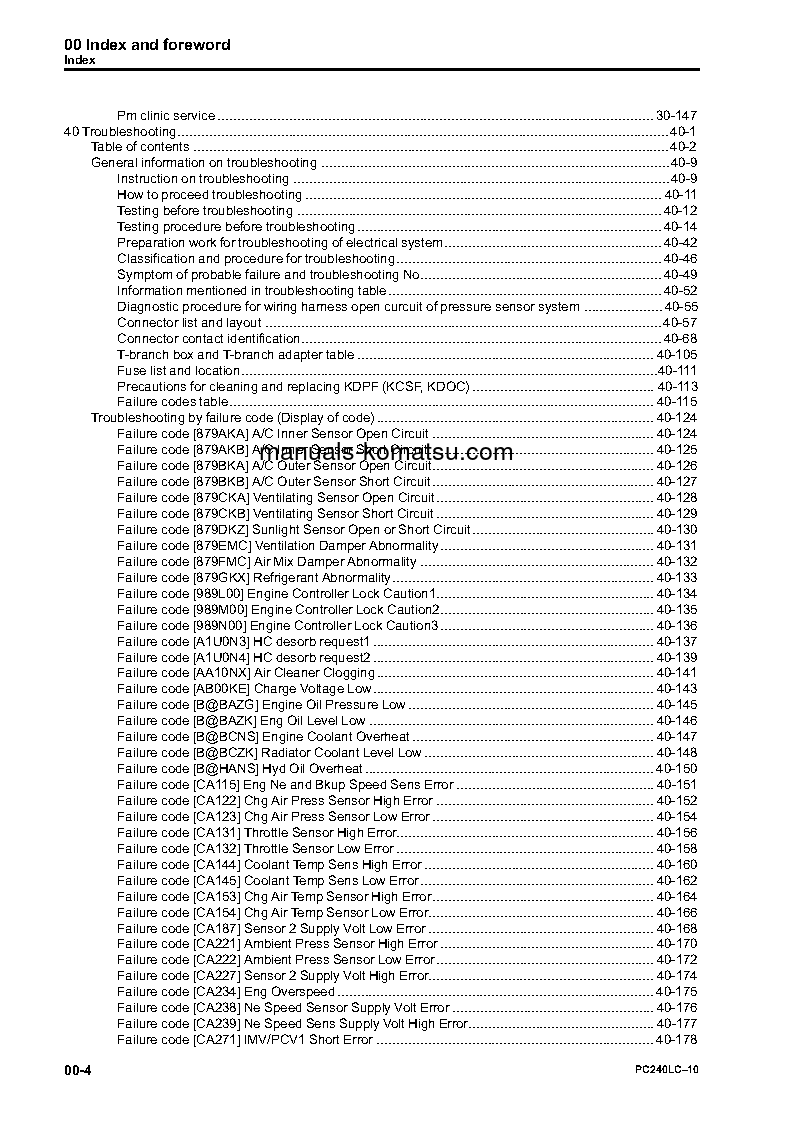 Protected: PC240LC-10(JPN) S/N 90001-UP Shop (repair) manual (English)
