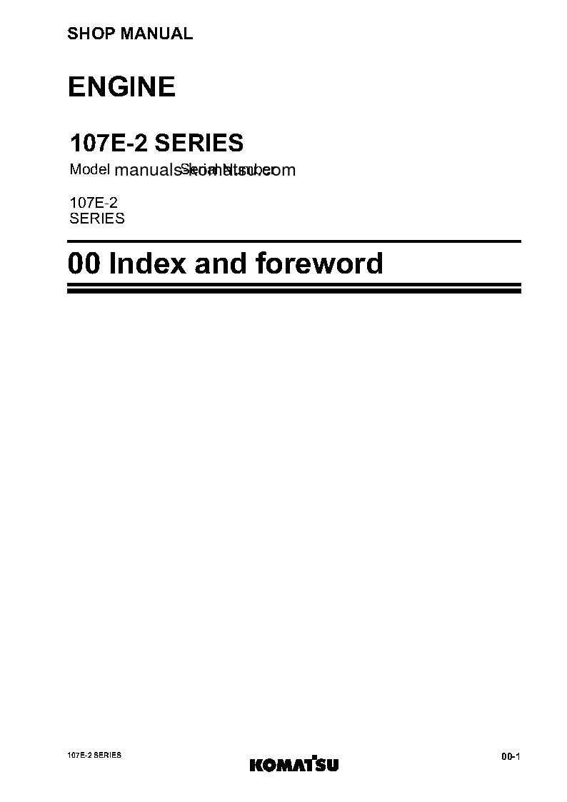 Protected: 4D107E-2(JPN) Shop (repair) manual (English)