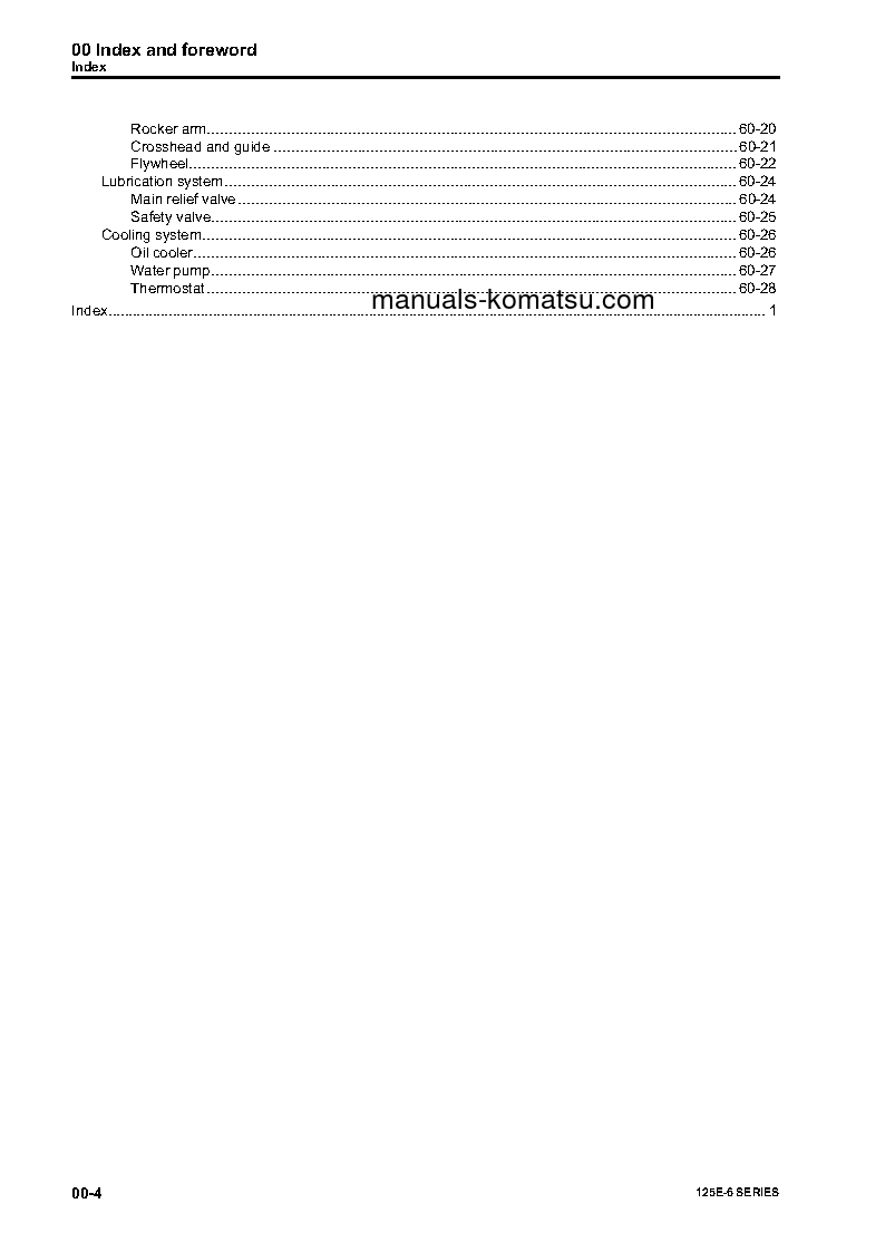 Protected: 6D125E-6(JPN) S/N ALL Shop (repair) manual (English)