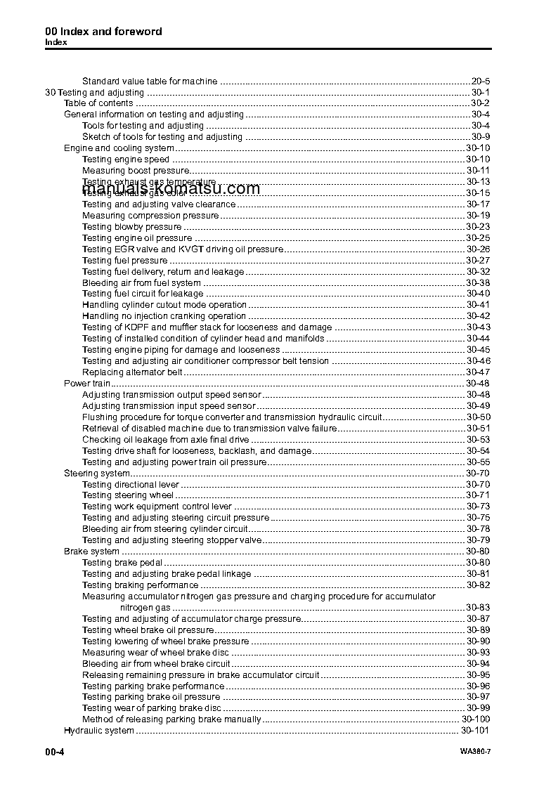 Protected: WA380-7(JPN) S/N 10001-UP Shop (repair) manual (English)