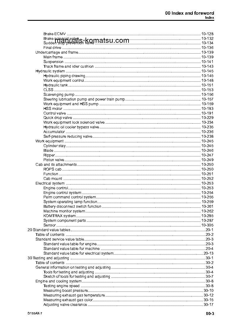 Protected: D155AX-7(JPN) S/N 90001-UP Shop (repair) manual (English)