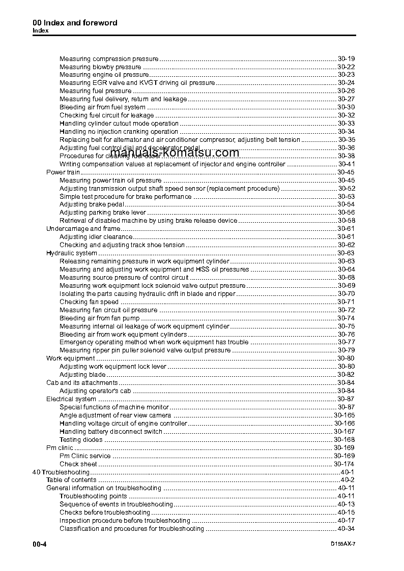 Protected: D155AX-7(JPN) S/N 90001-UP Shop (repair) manual (English)