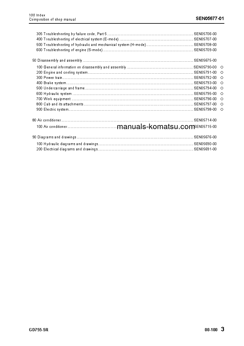 Protected: GD755-5(JPN)-R S/N 10001-UP Shop (repair) manual (English)
