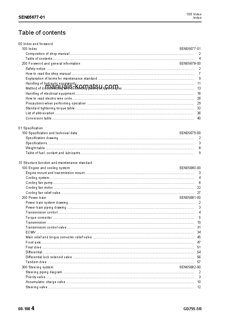 Protected: GD755-5(JPN)-R S/N 10001-UP Shop (repair) manual (English)