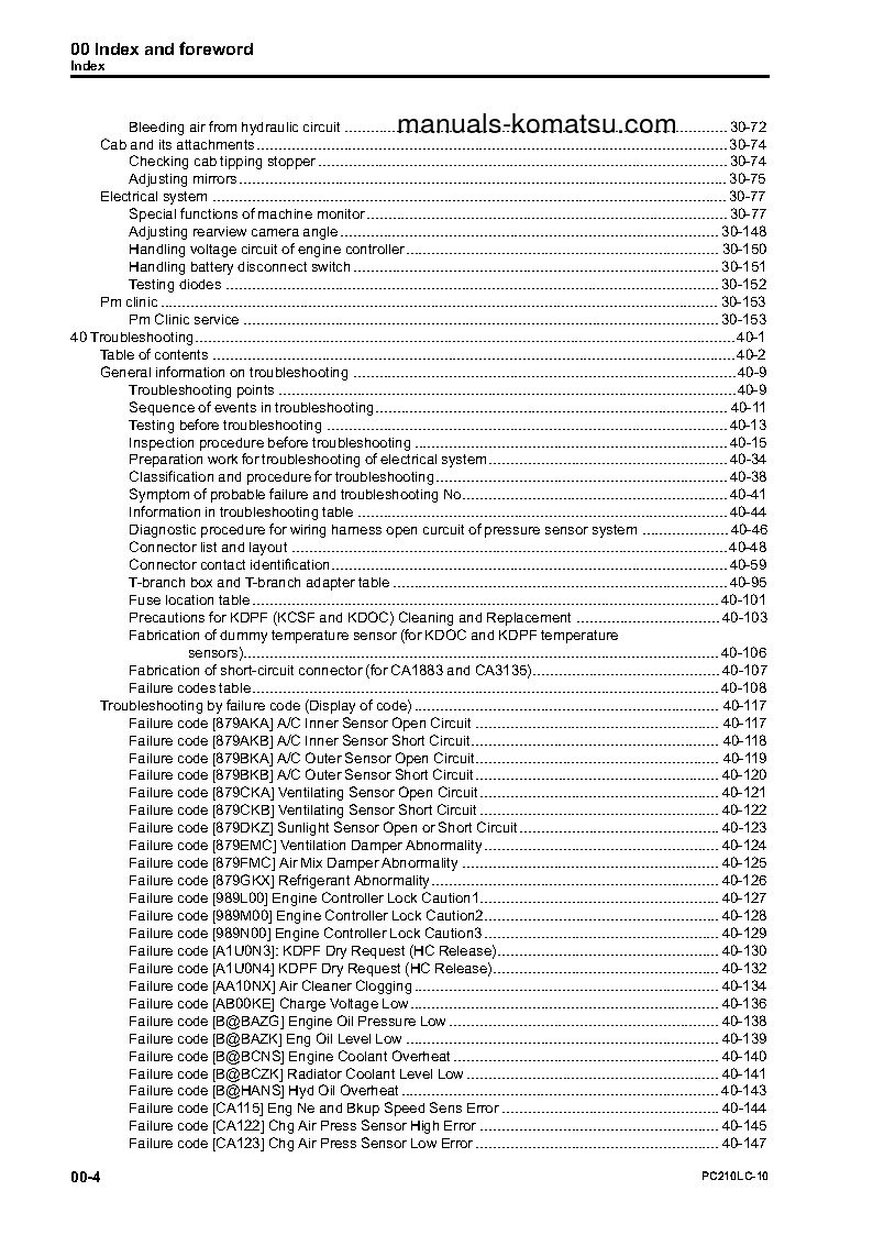 Protected: PC210LC-10(JPN) S/N 450001-UP Shop (repair) manual (English)