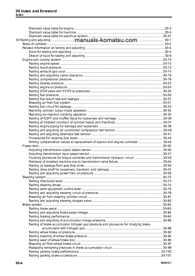 Protected: WA470-7(JPN) S/N 10001-UP Shop (repair) manual (English)