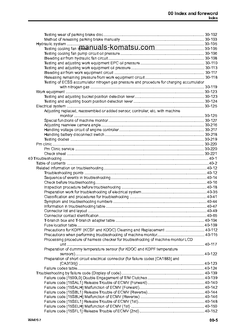 Protected: WA470-7(JPN) S/N 10001-UP Shop (repair) manual (English)
