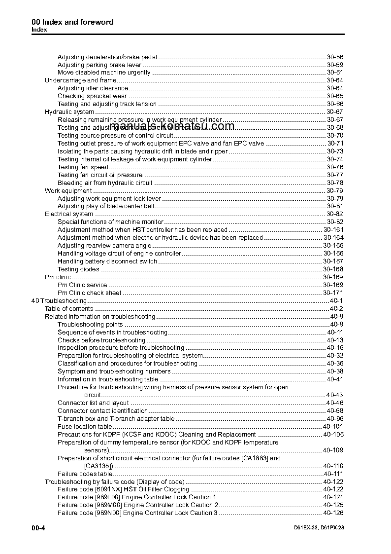 Protected: D61EX-23(JPN) S/N 30001-UP Shop (repair) manual (English)