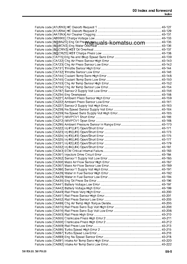 Protected: D61EX-23(JPN) S/N 30001-UP Shop (repair) manual (English)