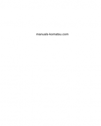 SAA4D95LE-6(JPN) S/N ALL Shop (repair) manual (English)