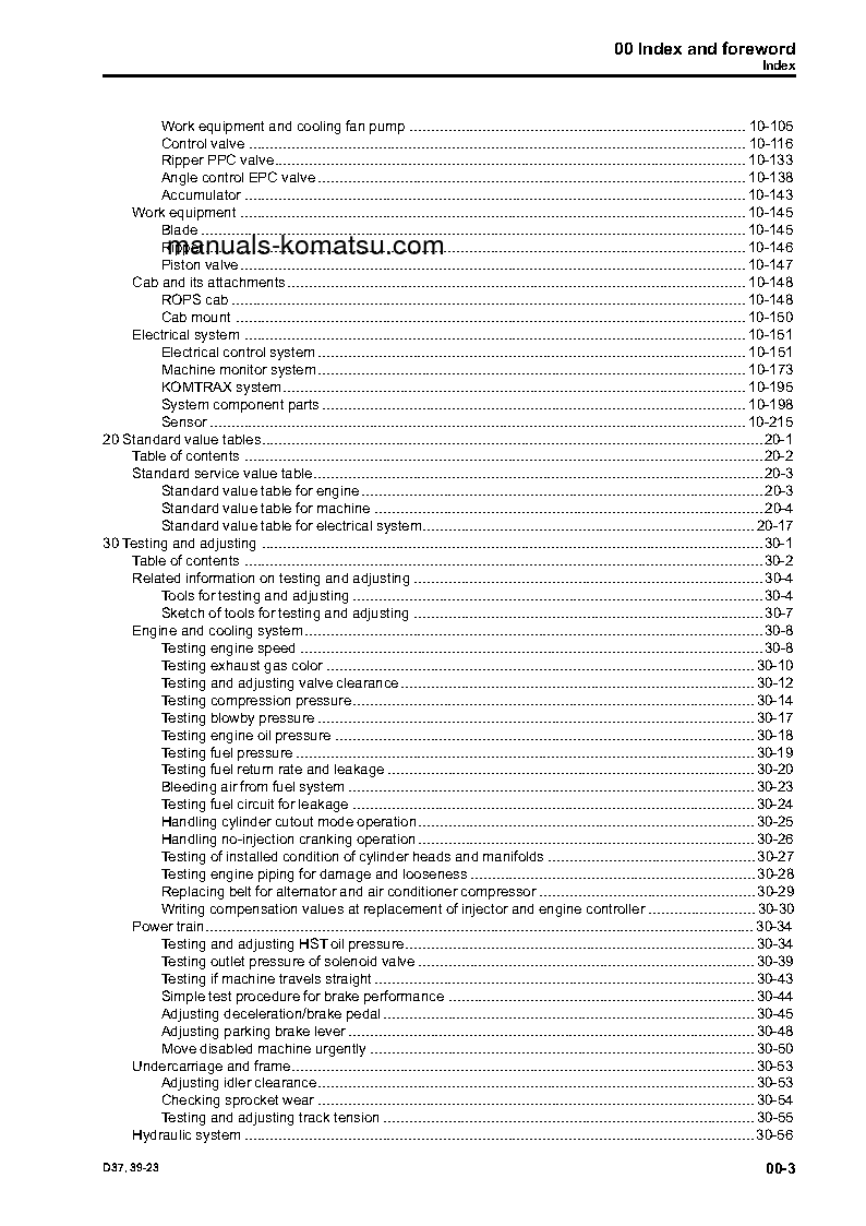 Protected: D37EX-23(JPN) S/N 80001-UP Shop (repair) manual (English)