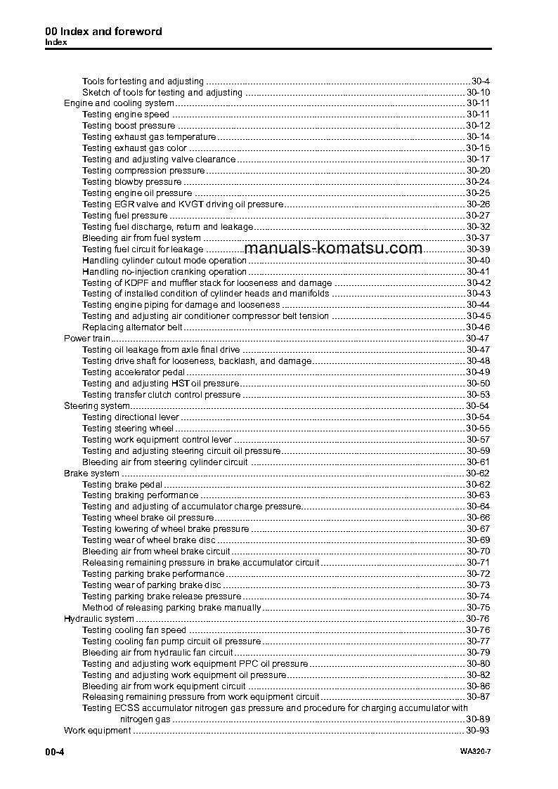 Protected: WA320-7(JPN) S/N 80001-UP Shop (repair) manual (English)