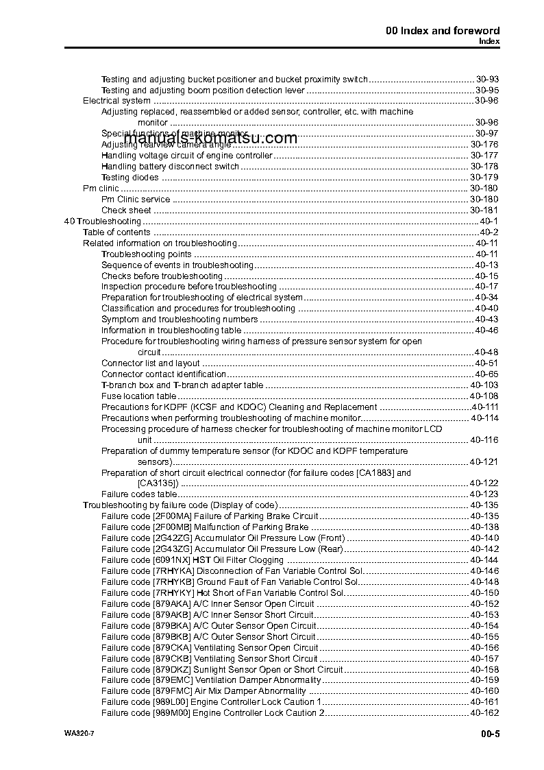 Protected: WA320-7(JPN) S/N 80001-UP Shop (repair) manual (English)