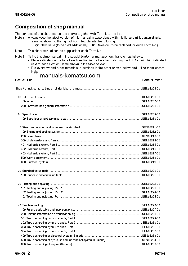 Protected: PC70-8(JPN) S/N 10011-UP Shop (repair) manual (English)