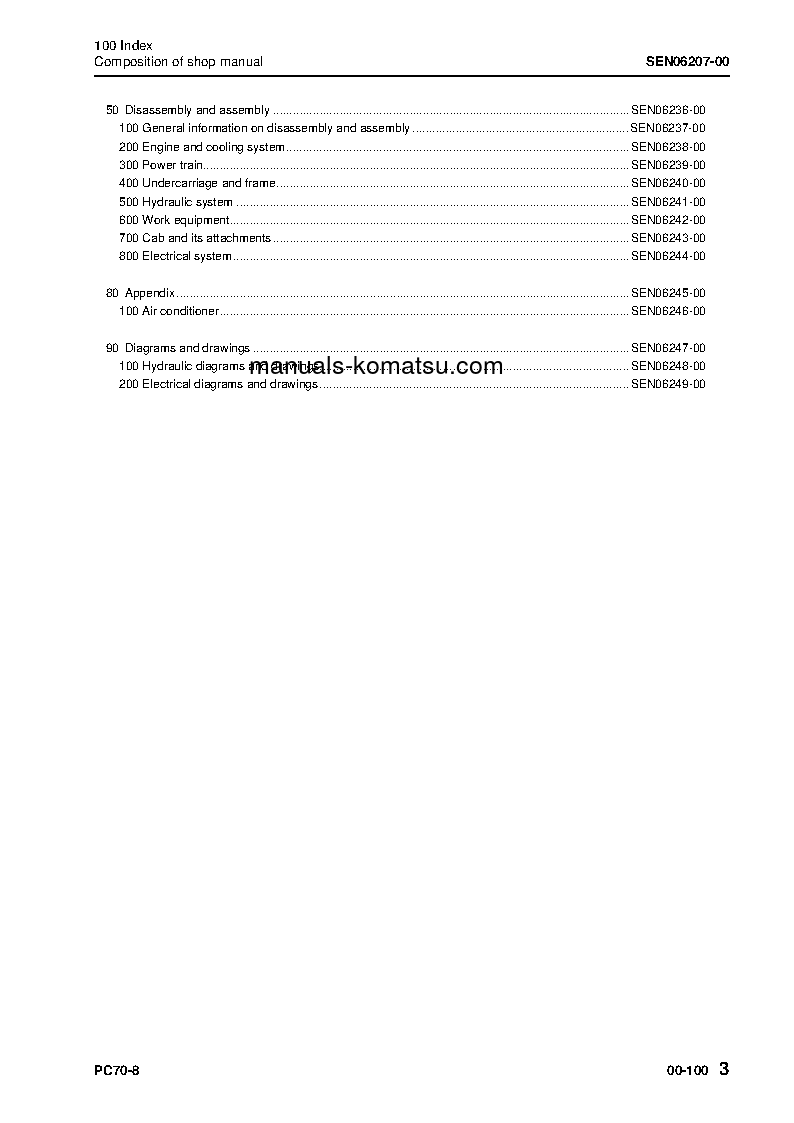 Protected: PC70-8(JPN) S/N 10011-UP Shop (repair) manual (English)