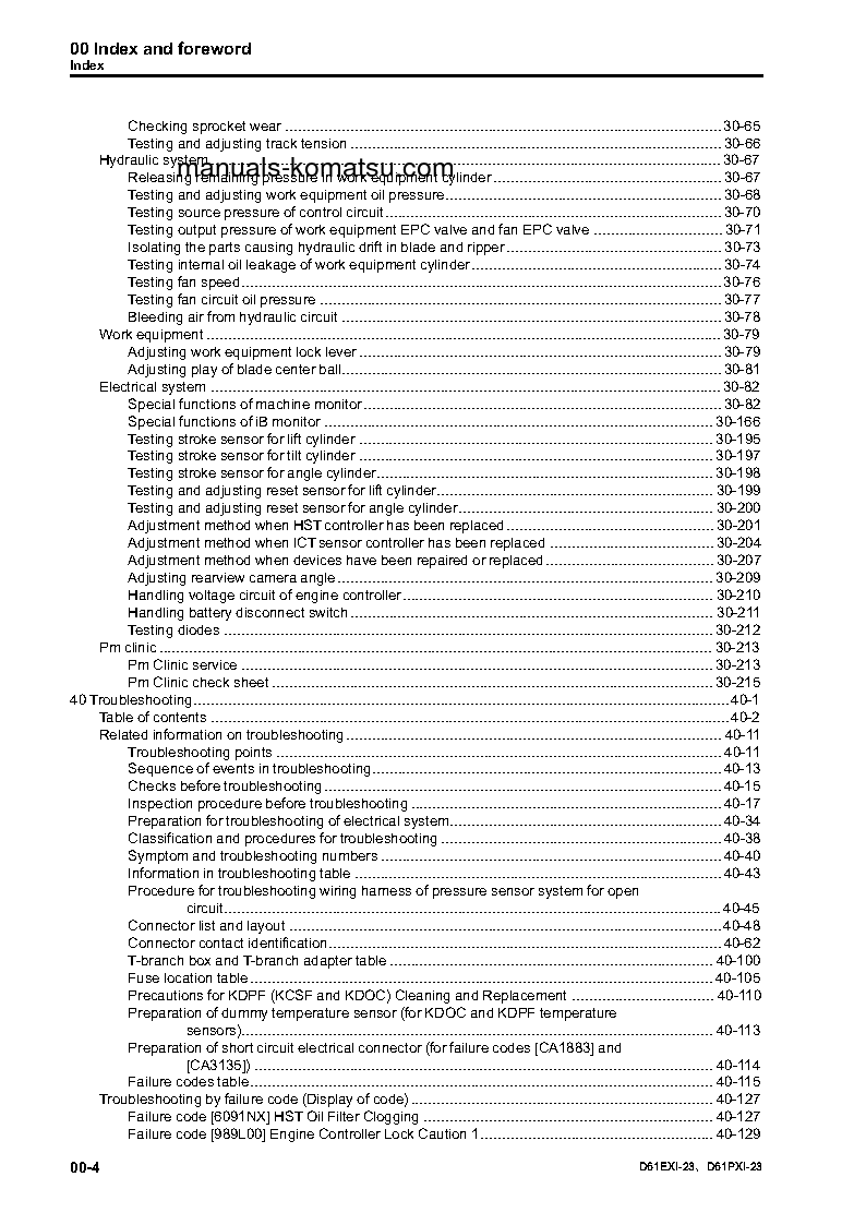 Protected: D61PXI-23(JPN) S/N 30324-UP Shop (repair) manual (English)