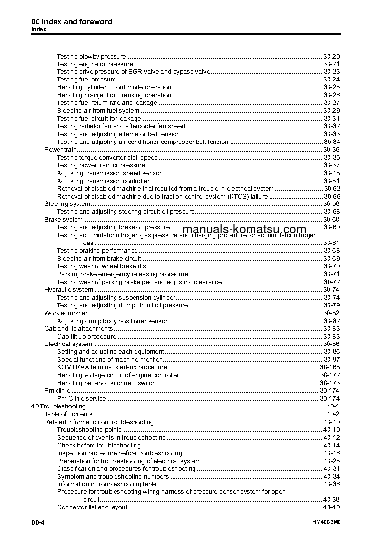 Protected: HM400-3(JPN)-M0 S/N 5001-UP Shop (repair) manual (English)