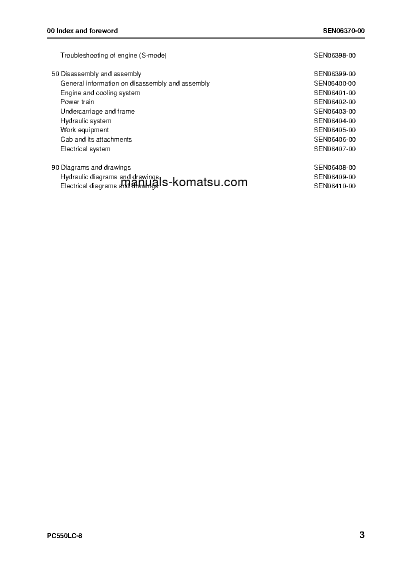 Protected: PC550LC-8(JPN)-FOR TURKEY S/N 70458-UP Shop (repair) manual (English)