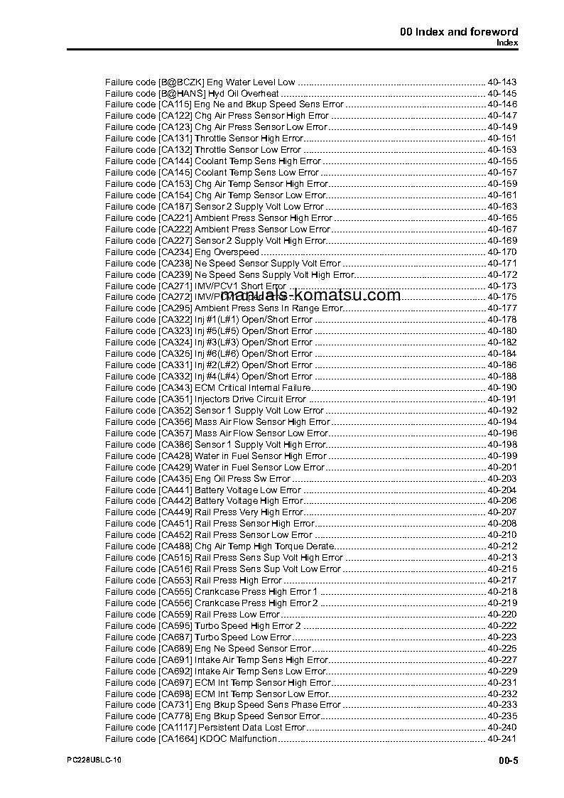 Protected: PC228USLC-10(JPN) S/N 1002-UP Shop (repair) manual (English)