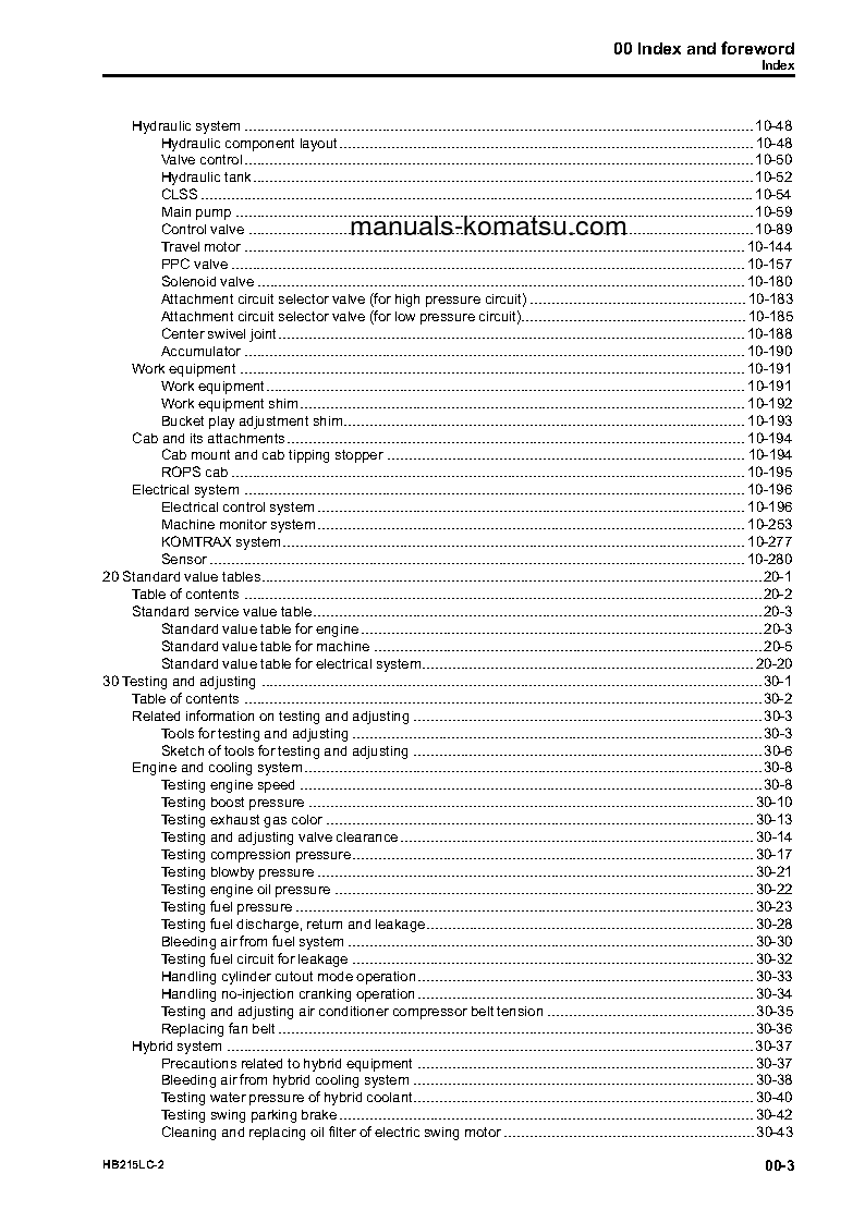 Protected: HB215LC-2(JPN) S/N 50001-UP Shop (repair) manual (English)