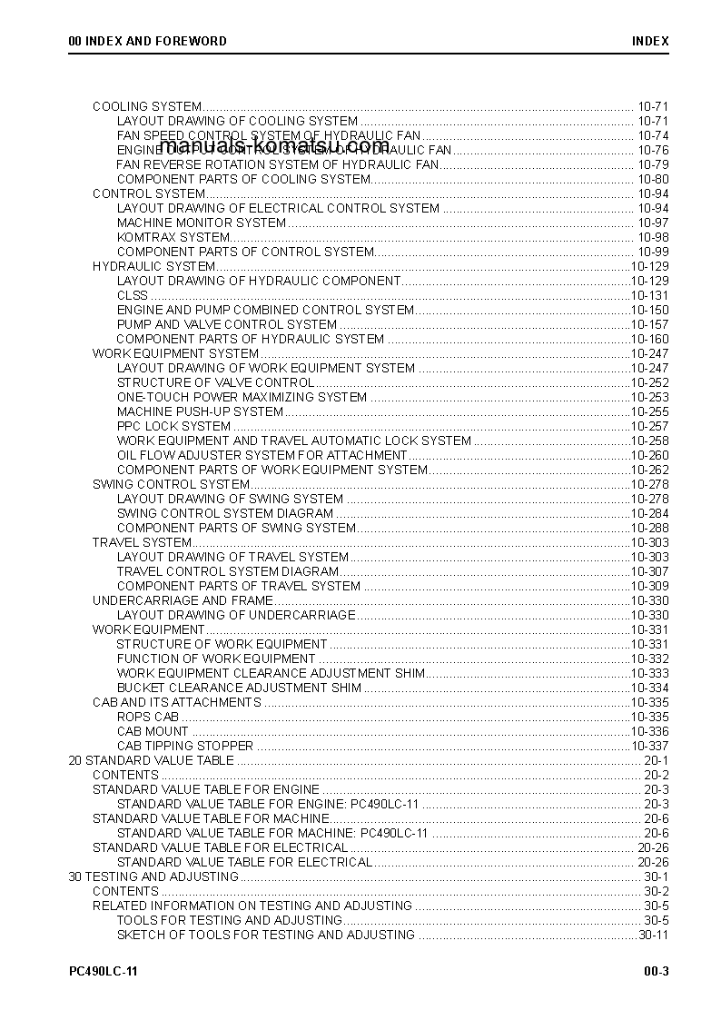Protected: PC490LC-11(JPN) S/N 85001-UP Shop (repair) manual (English)