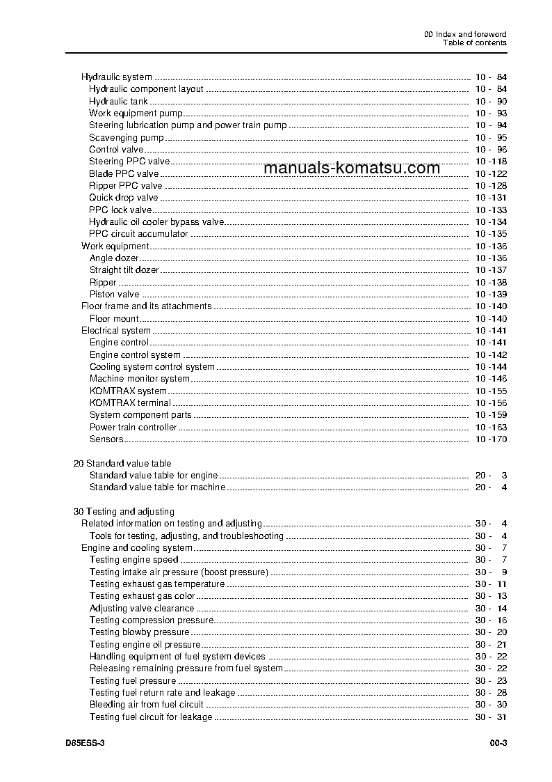 Protected: D85ESS-3(JPN) S/N 10001-UP Shop (repair) manual (English)