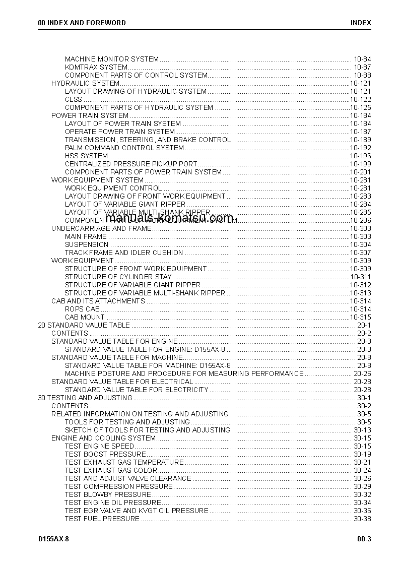 Protected: D155AX-8(JPN) S/N 100001-UP Shop (repair) manual (English)