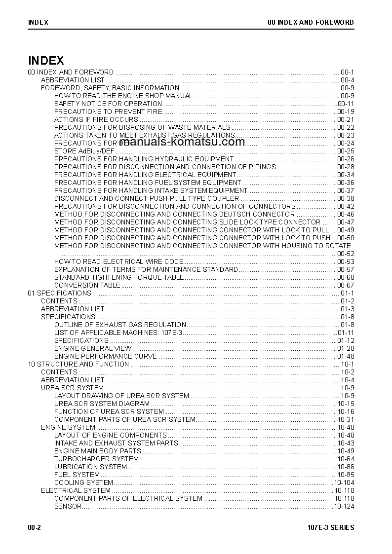 Protected: 107E-3 SERIES(JPN) S/N ALL Shop (repair) manual (English)