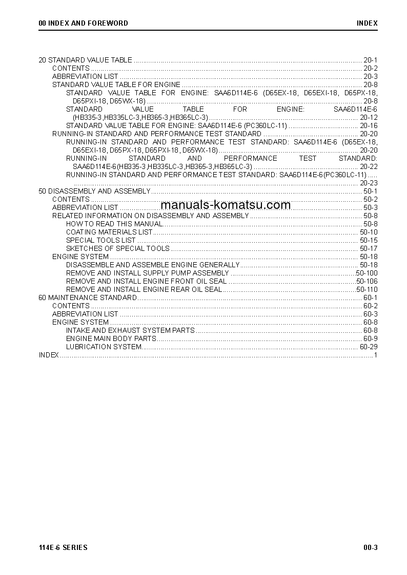 Protected: SAA6D114E-6(JPN) S/N ALL Shop (repair) manual (English)