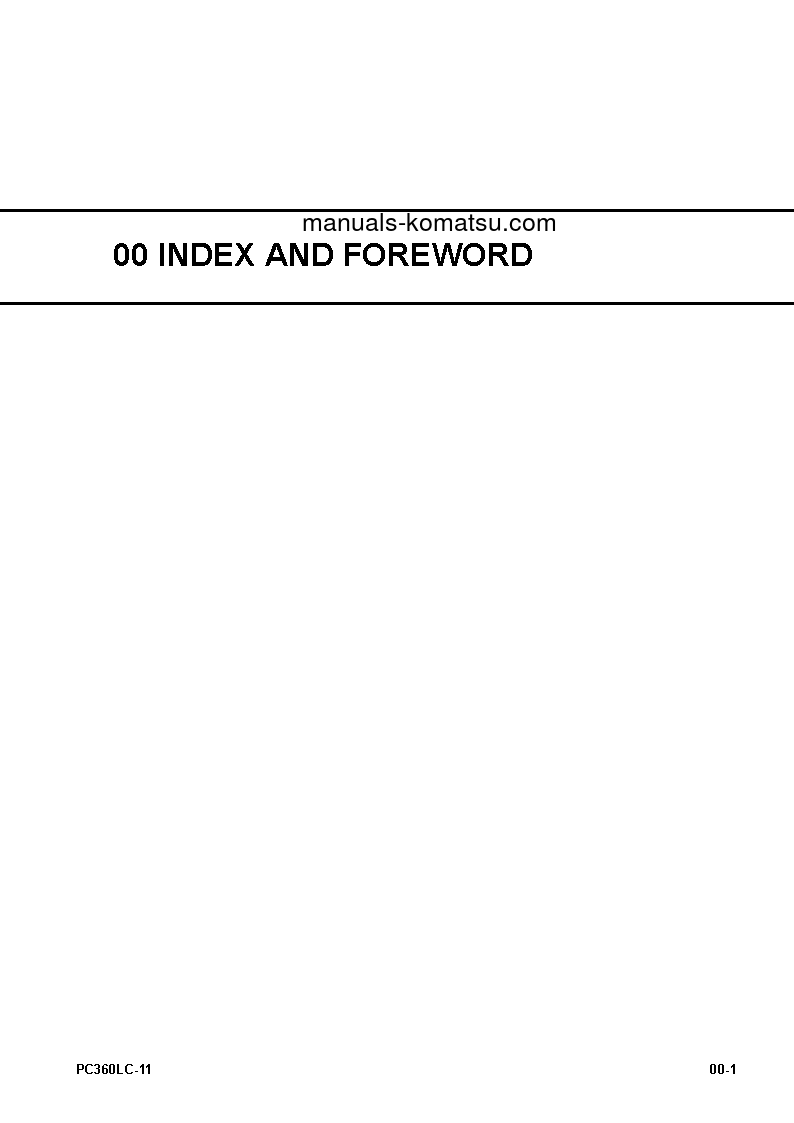 Protected: PC360LC-11(JPN) S/N 90001-UP Shop (repair) manual (English)