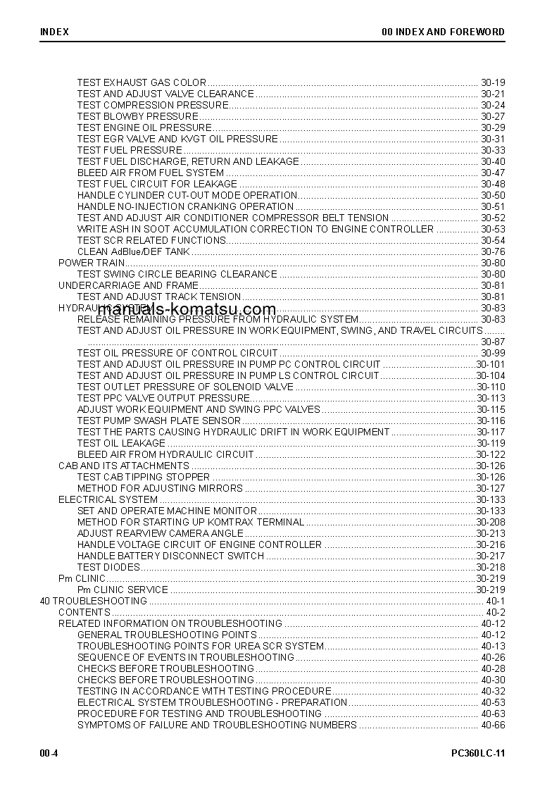 Protected: PC360LC-11(JPN) S/N 90001-UP Shop (repair) manual (English)