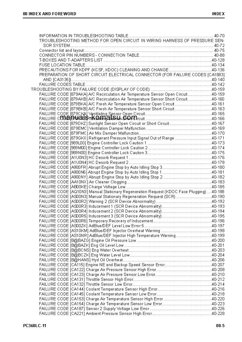Protected: PC360LC-11(JPN) S/N 90001-UP Shop (repair) manual (English)