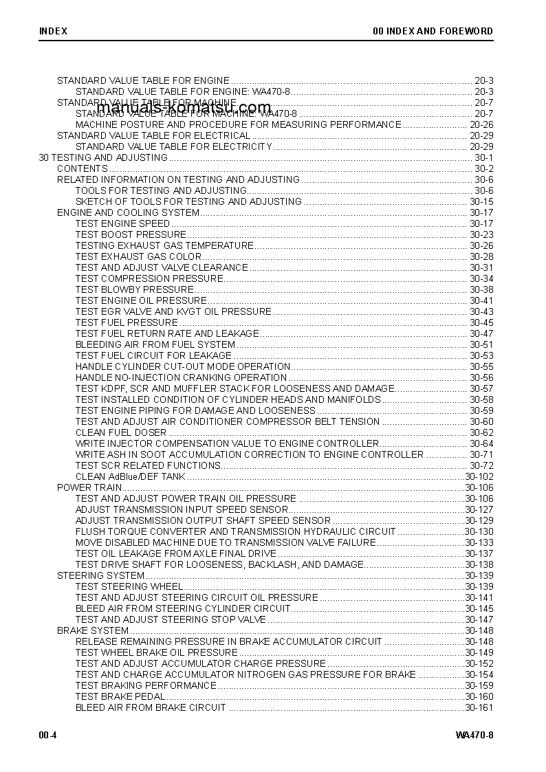 Protected: WA470-8(JPN) S/N 100001-UP Shop (repair) manual (English)