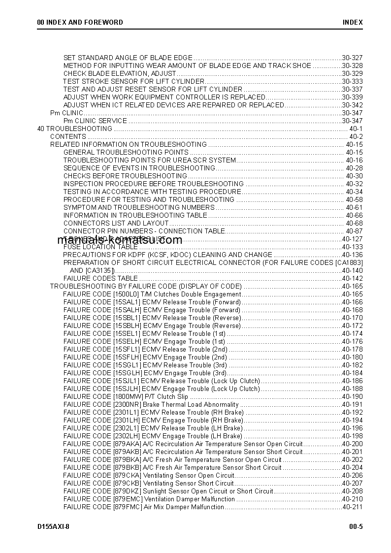 Protected: D155AXI-8(JPN) S/N 100040-UP Shop (repair) manual (English)
