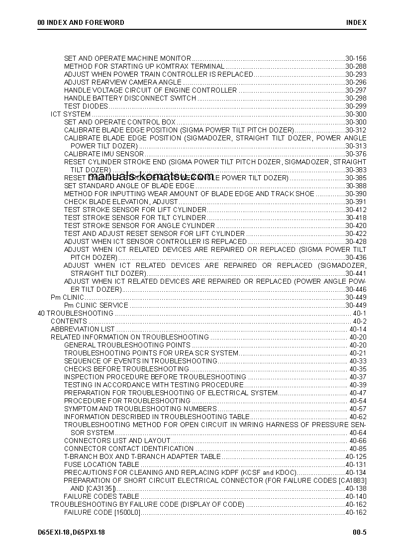 Protected: D65EXI-18(JPN) S/N 90023-90996 Shop (repair) manual (English)