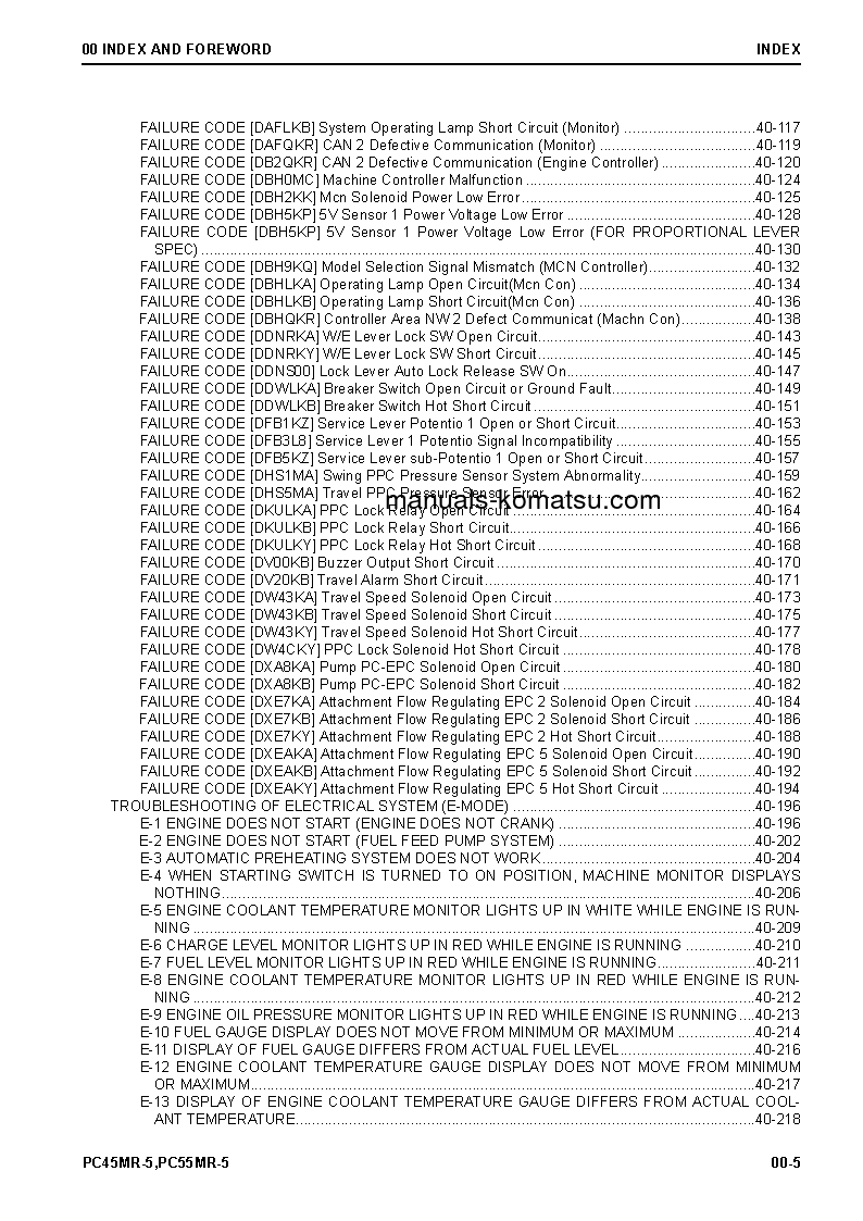 Protected: PC55MR-5(JPN) S/N 20001-UP Shop (repair) manual (English)