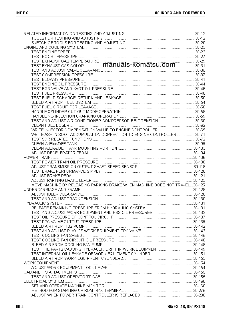 Protected: D85PXI-18(JPN) S/N 22083-UP Shop (repair) manual (English)