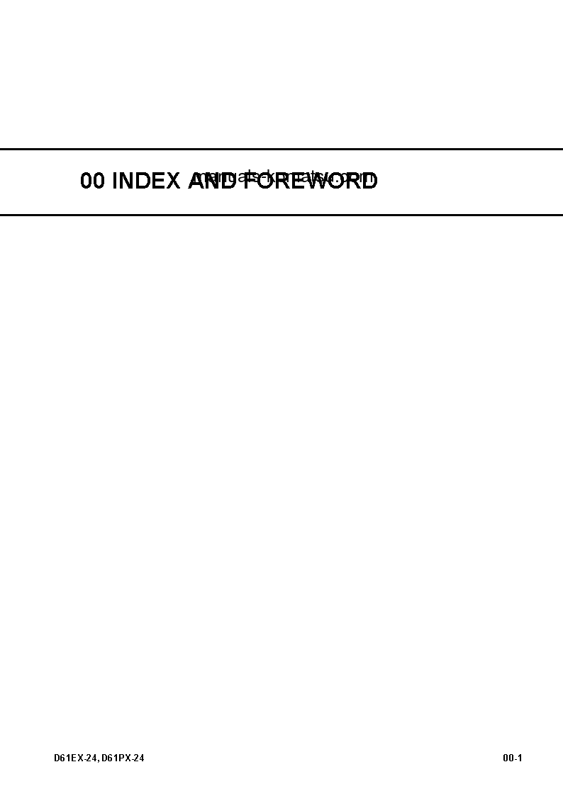 Protected: D61PX-24(JPN) S/N 40001-UP Shop (repair) manual (English)