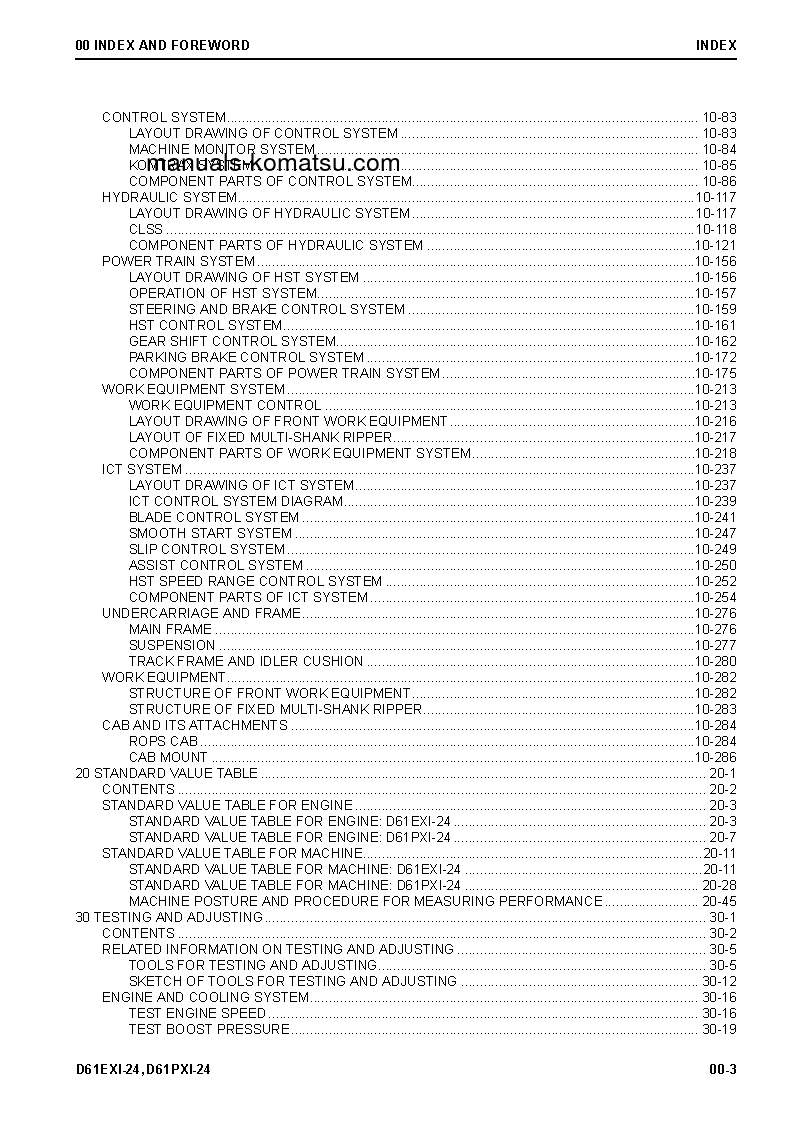 Protected: D61EXI-24(JPN) S/N 40001-UP Shop (repair) manual (English)
