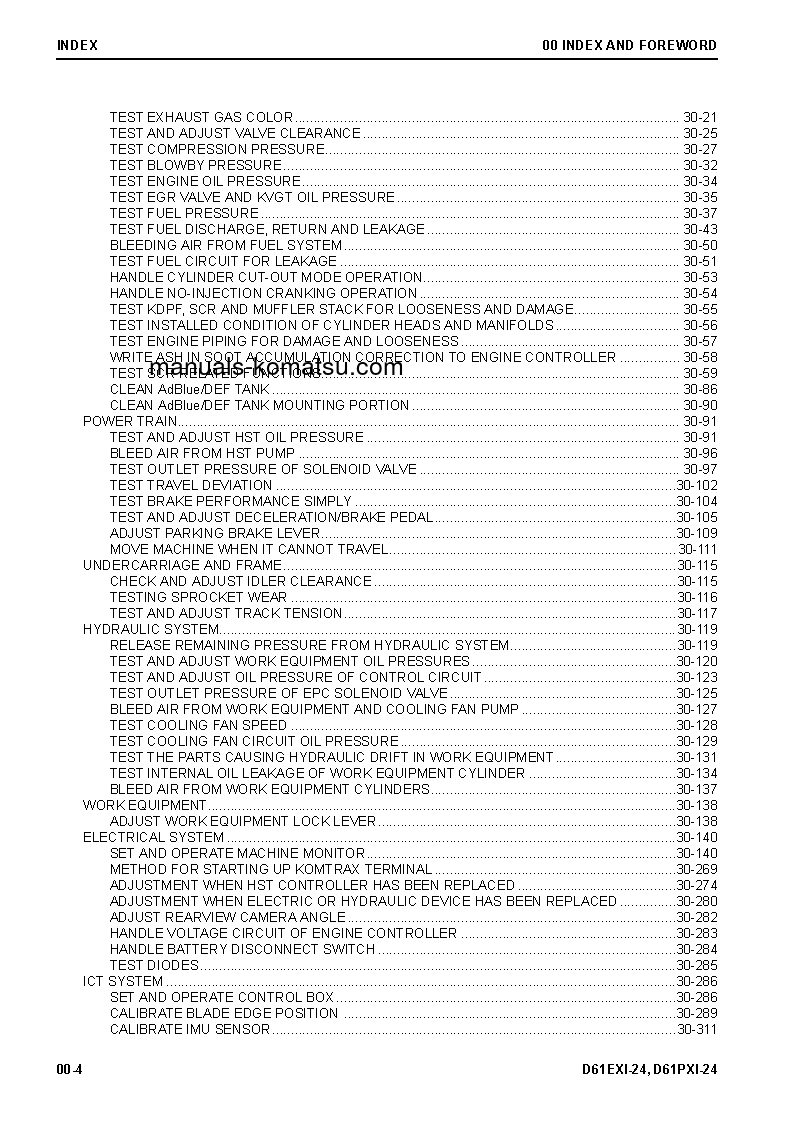 Protected: D61EXI-24(JPN) S/N 40001-UP Shop (repair) manual (English)